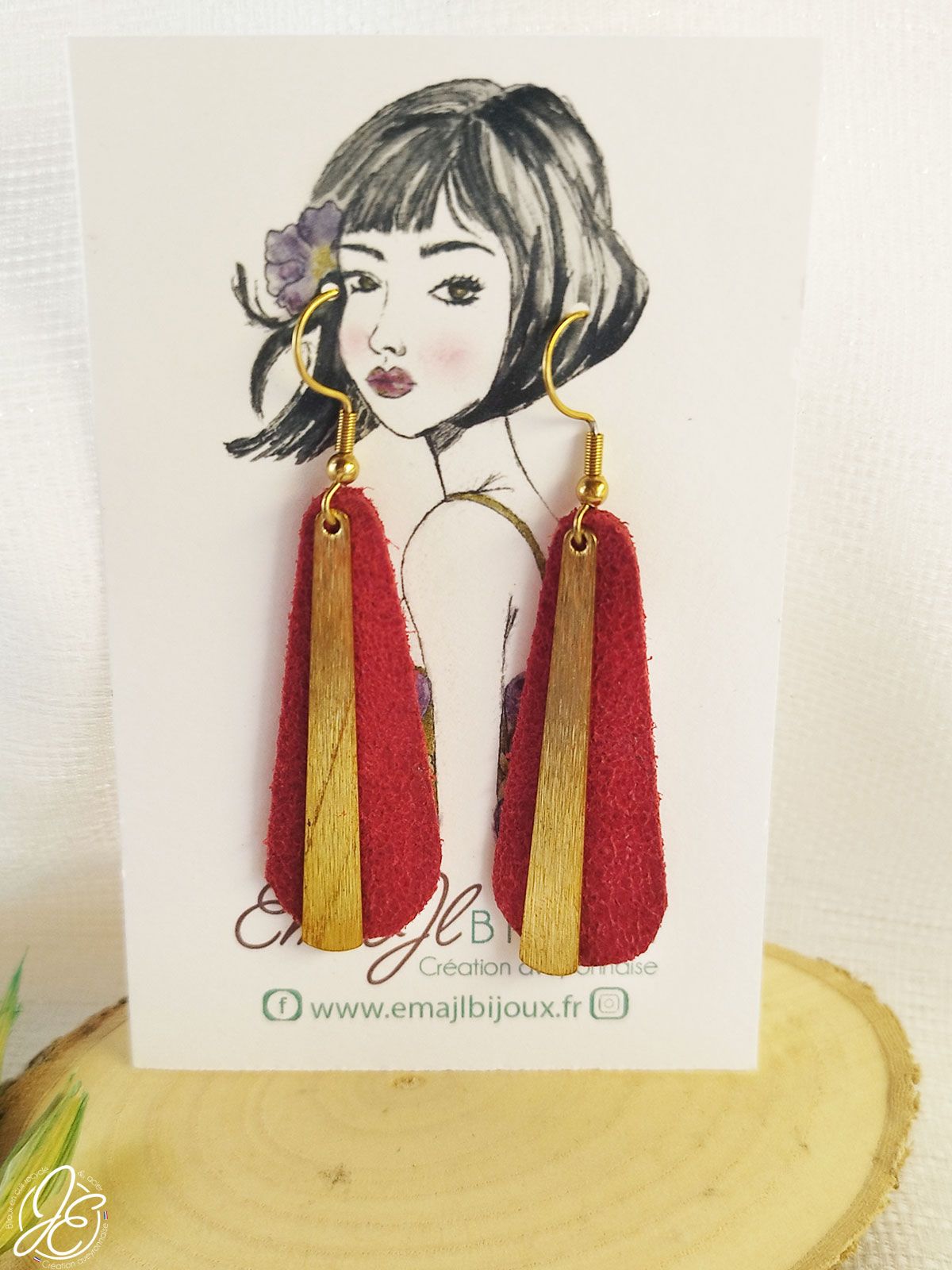 Boucles d’oreilles – Éclat Suspendu – Image 6