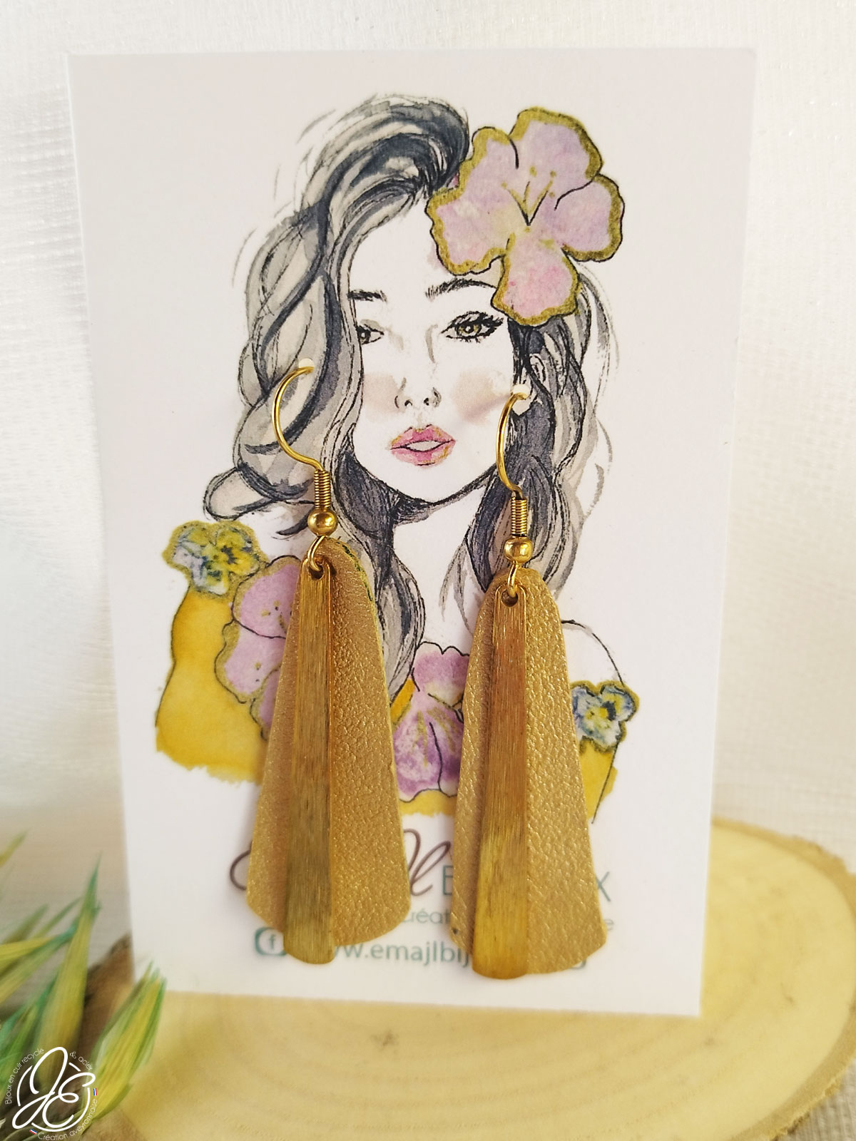 Boucles d’oreilles – Éclat Suspendu – Image 7