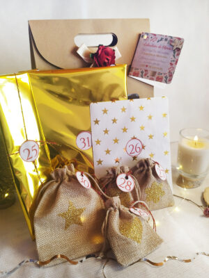 Calendrier de l’Après artisanal avec bijoux et papeterie poétique