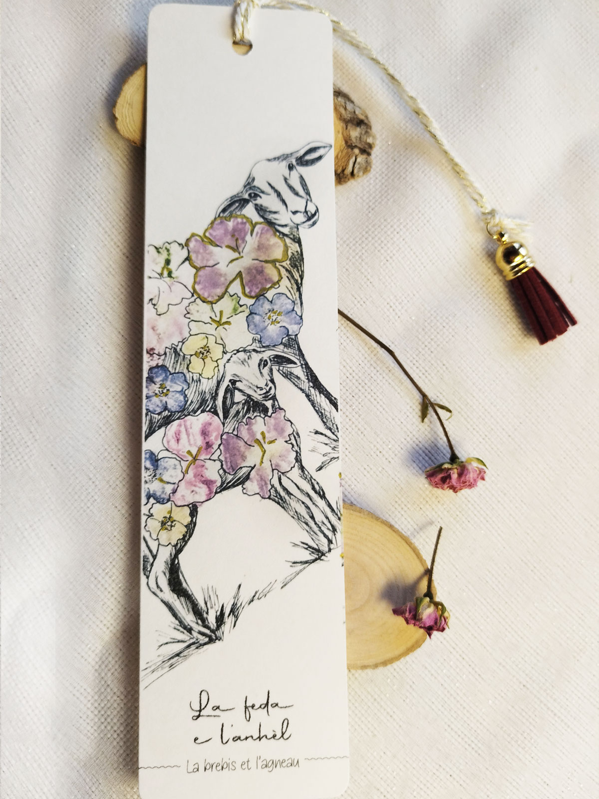 Marques-pages illustrés – Collection Animaux de la Ferme en Tataki Zomé – Image 5