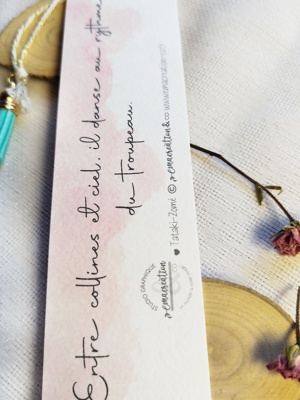 Marques-pages illustrés – Collection Animaux de la Ferme en Tataki Zomé – Image 8